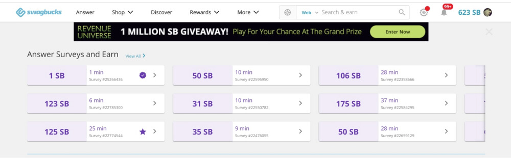 Answer Surveys and Earn