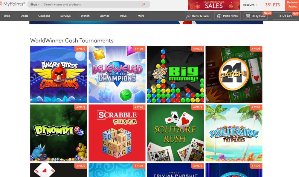 WorldWinner Cash Tournaments